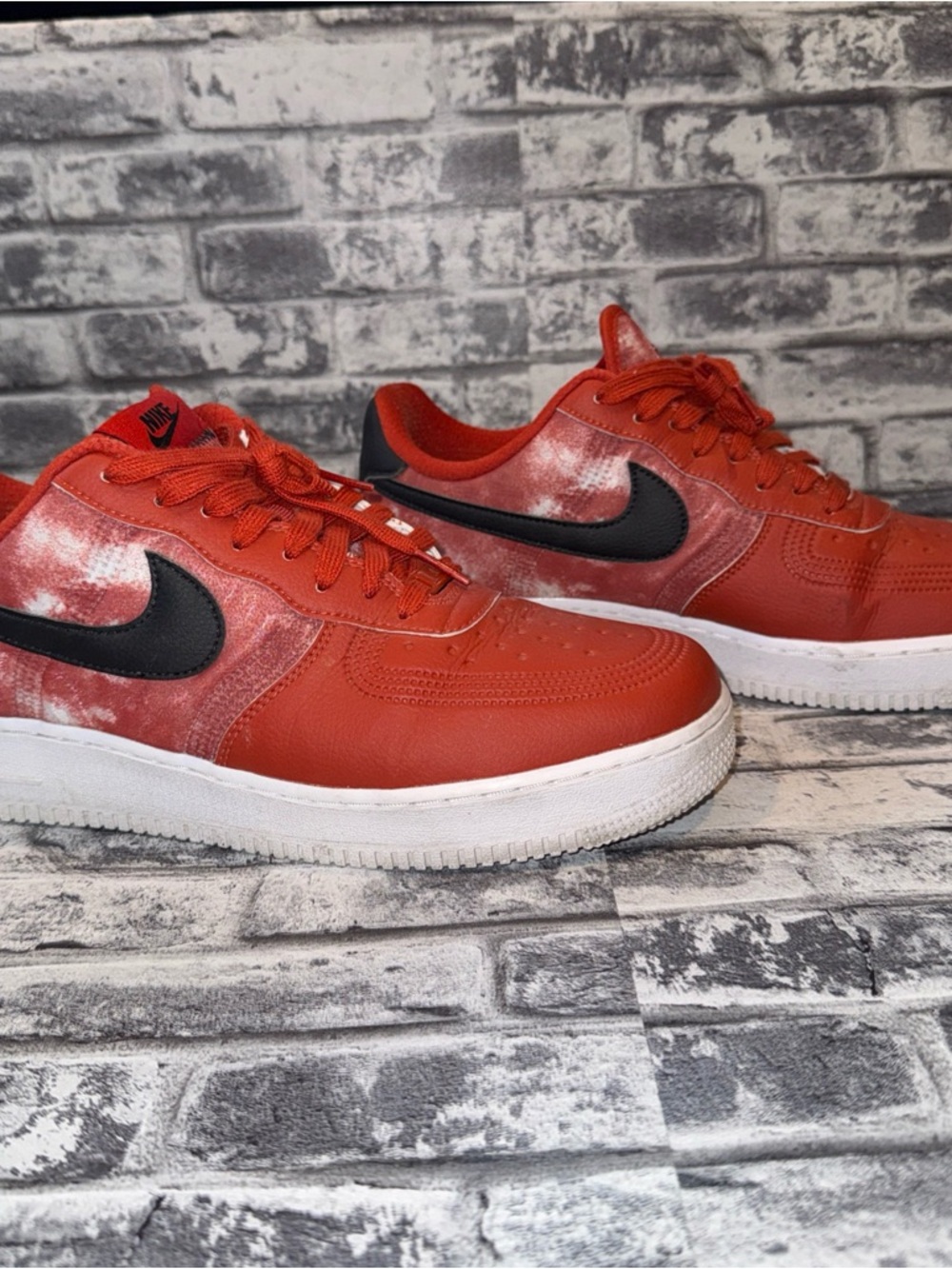 Used Nike Air Force 1 Low ID Nike By You Team Red DN4164-991 Size 11